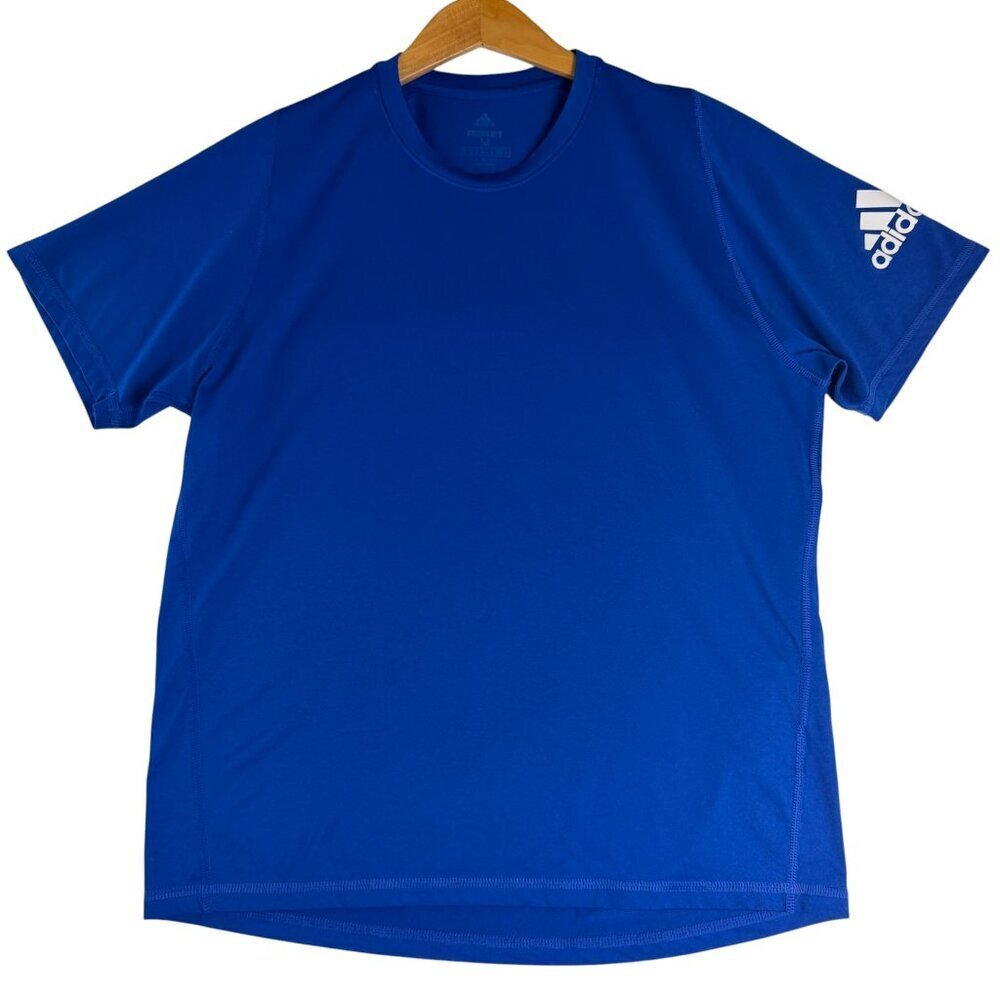 Adidas Freelift Men’s T-Shirt Medium Blue Climalite Athletic Training Tee Size M - Picture 2 of 12
